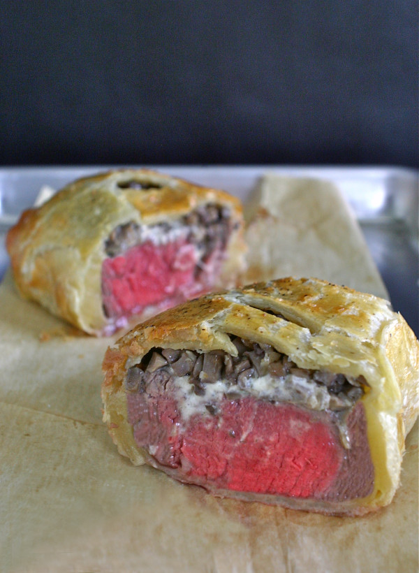 Beef wellington cut