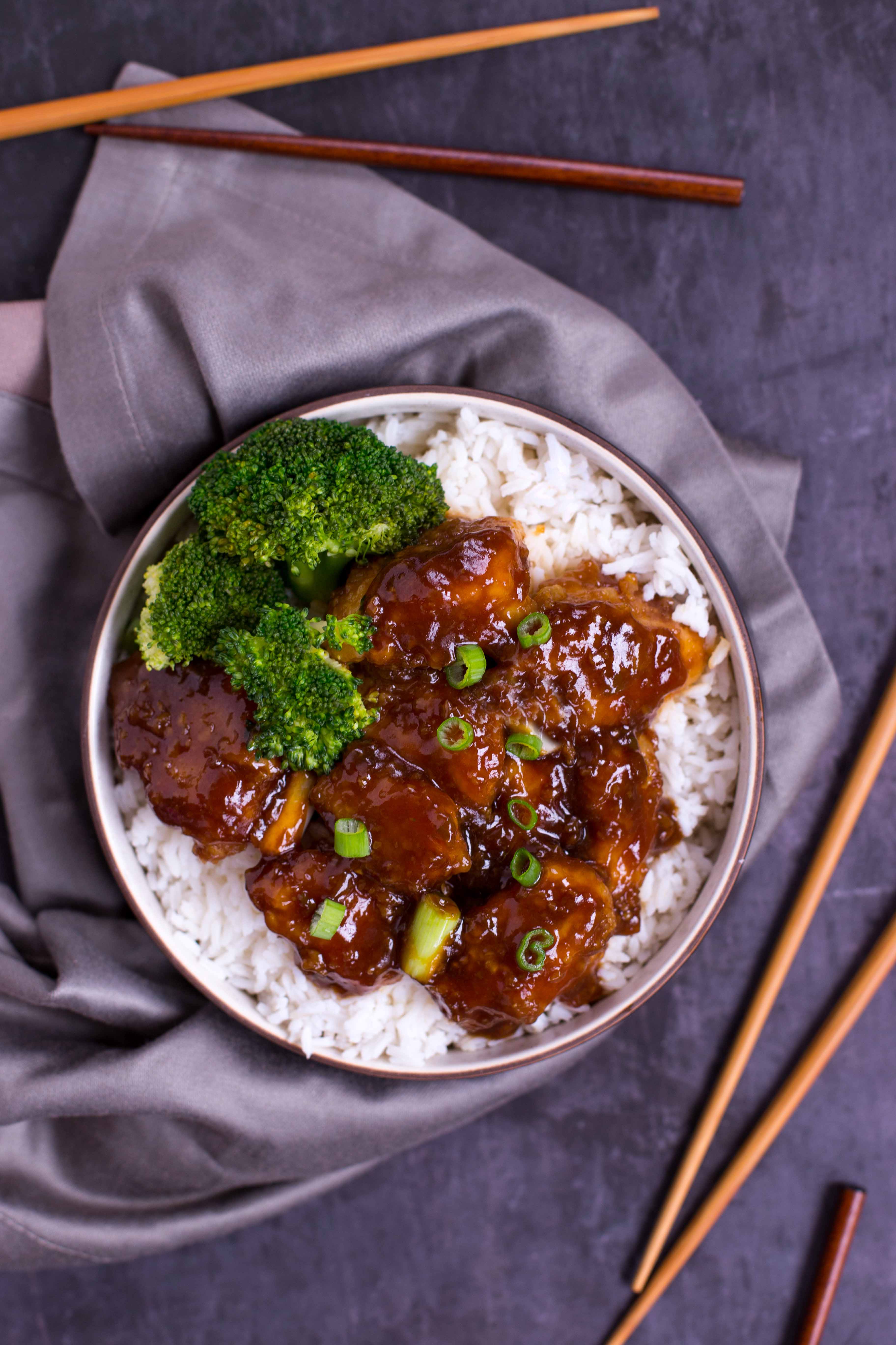 Baked General Tso's Chicken