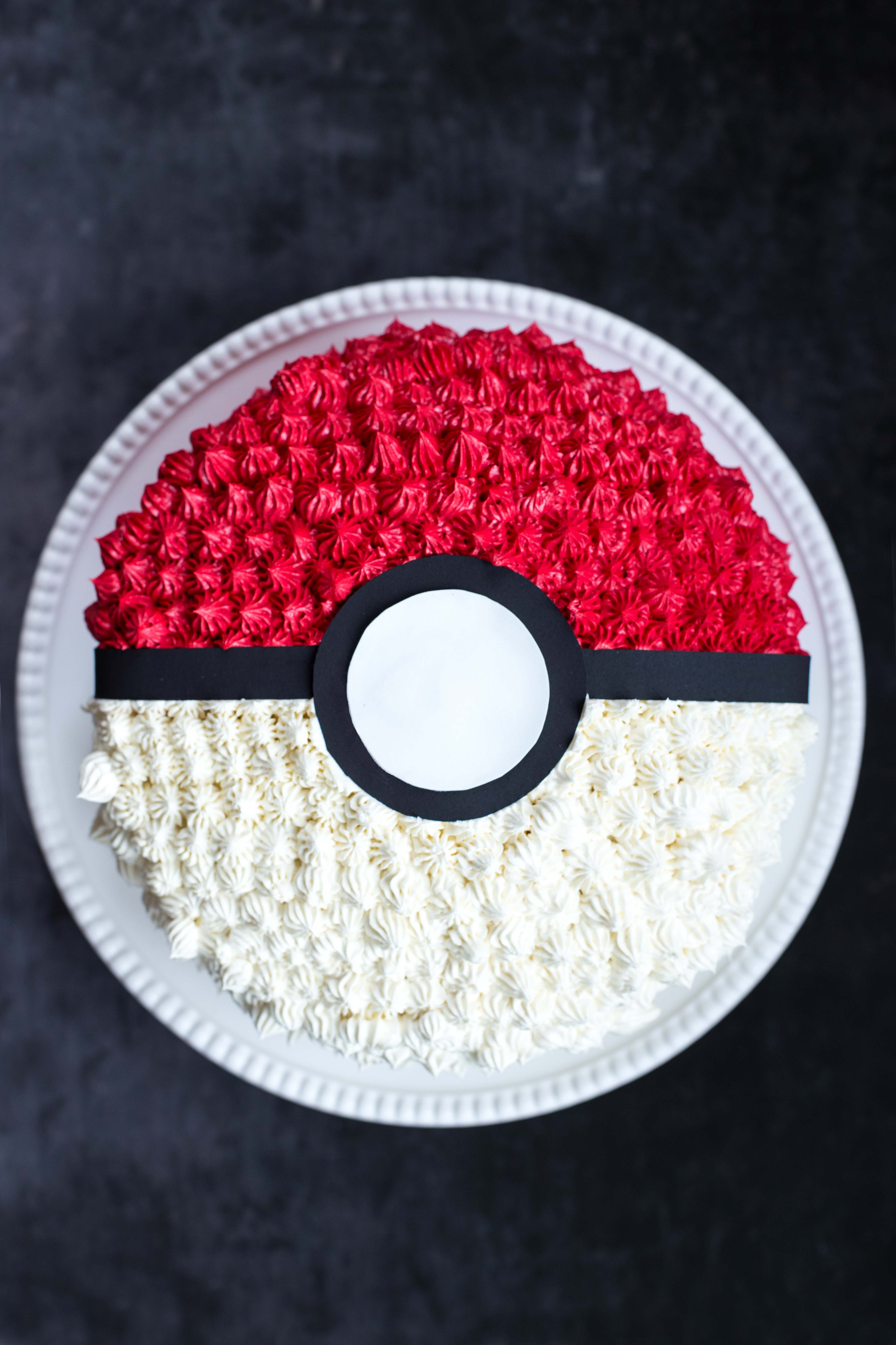 Poké Ball Cake - Deliciously Declassified